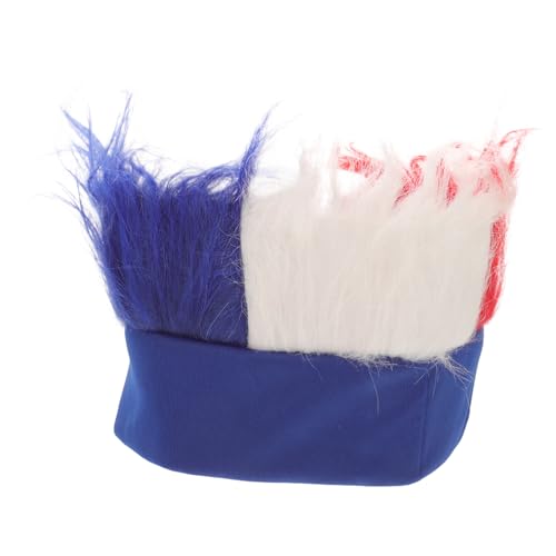 FOMIYES Farbige Perückenverzierung Gefälscht Verrückt Lustig Orangefarbene Perücke Haarzubehör Party Haariges Stirnband Geflochten Interessante Kunsthaare Stoff von FOMIYES