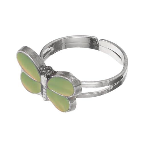 FOMIYES Farbwechsel Ring für Mädchen Stimmungsring Libelle Design Temperaturfarbe Schmuck Verstellbar Epoxid Kleiner Einzigartiger Schmuck von FOMIYES