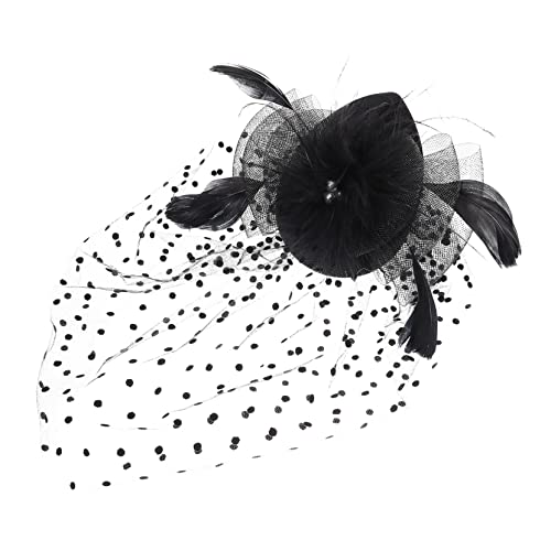 FOMIYES Fascinator Damen Haarschmuck mit Haarklammer Eleganter Kopfschmuck für Hochzeiten Tea Parties und Besondere Anlässe Leichtes Design für Fotos und Feiern von FOMIYES