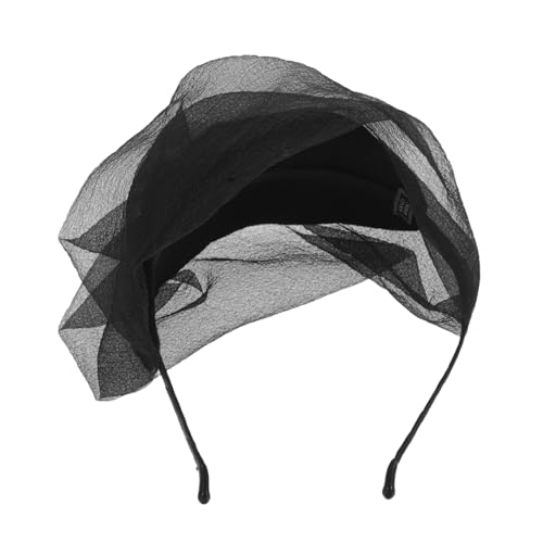 FOMIYES Fascinator Stirnband aus Mesh für Damen Halbes Haarnetz Verdeckt Graues Haar und Hohe Haarlinie Vielseitiges Party und Tanz Accessoire Passend für Haartypen und Frisuren von FOMIYES