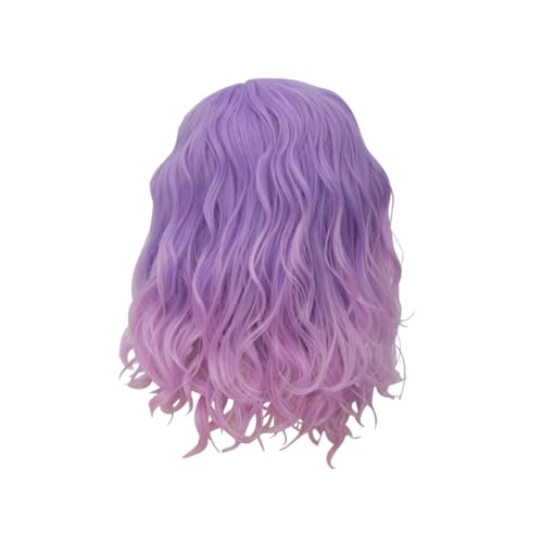 FOMIYES Fashion Ombre Kurzlocken Perücke Damen Farbverlauf Cosplay Haarteil Kurzlockige Synthetische Perücke Komfortabel Atmungsaktiv Wiederverwendbar für Alltag Party Halloween FOMIYES Fashion Ombre Kurzlocken Perücke Damen Farbverlauf Cosplay Haarteil Kurzlockige Synthetische Perücke Komfortabel Atmungsaktiv Wiederverwendbar für Alltag Party Halloween von FOMIYES