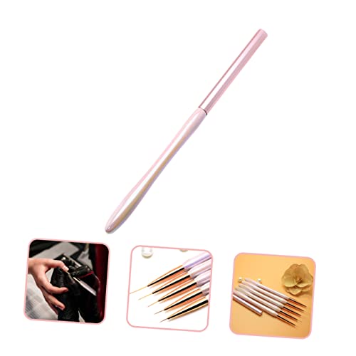 FOMIYES Feiner Nail Art Pinsel für Präzises Nageldesign Ultradünner Malpinsel für DIY Maniküre Geeignet für Nagelstudios und Persönliche Nagelkunst Einfach zu Handhaben und Zeitsparend von FOMIYES