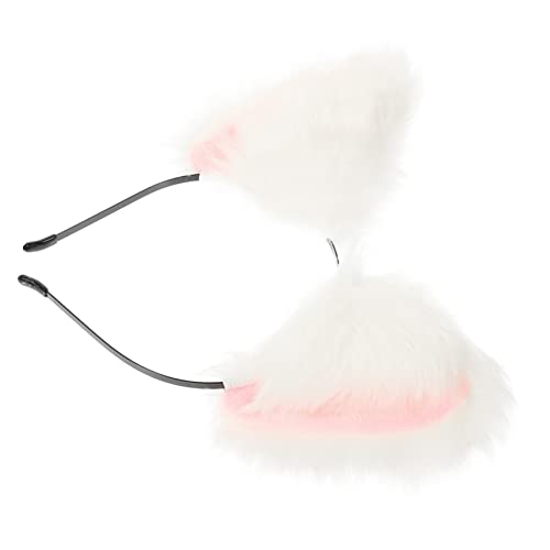 FOMIYES Fell Fuchsohren Stirnband Kuscheliges Haaraccessoire für Damen Bequemes Cosplay Kopfschmuck für Kostümpartys Geburtstage und Festliche Anlässe von FOMIYES
