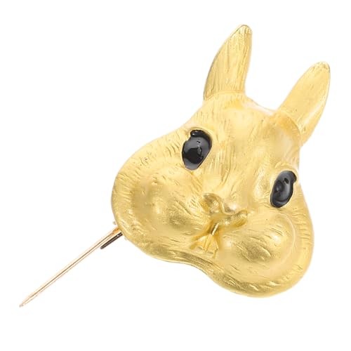FOMIYES Fette Kaninchenbrosche Kleid Reversnadel Tier-Revers-Brosche Anstecknadel mit Hasenabzeichen Anstecknadel mit Tiermotiv Hasenschmuck Hase Brosche Legierung Golden FOMIYES Fette Kaninchenbrosche Kleid Reversnadel Tier-Revers-Brosche Anstecknadel mit Hasenabzeichen Anstecknadel mit Tiermotiv Hasenschmuck Hase Brosche Legierung Golden von FOMIYES