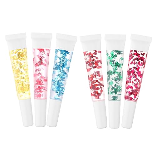 FOMIYES Feuchtigkeitsspendendes Lippenöl – 6er-pack Tragbarer Lipgloss Perfekt Für Frauen Und Mädchen Farblose Lippenpflege von FOMIYES