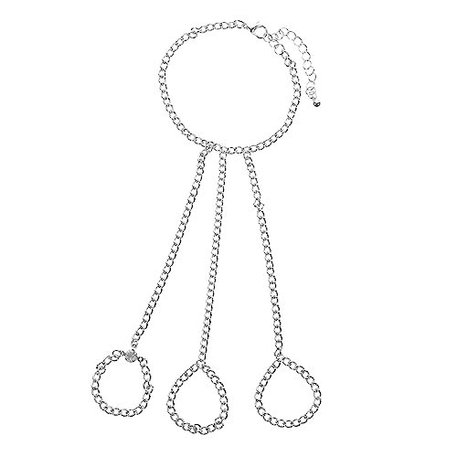FOMIYES Finger Chain Armband Damen Verstellbare Handkette Hochwertigem Modisches für Parties Besondere Anlässe für Frauen von FOMIYES