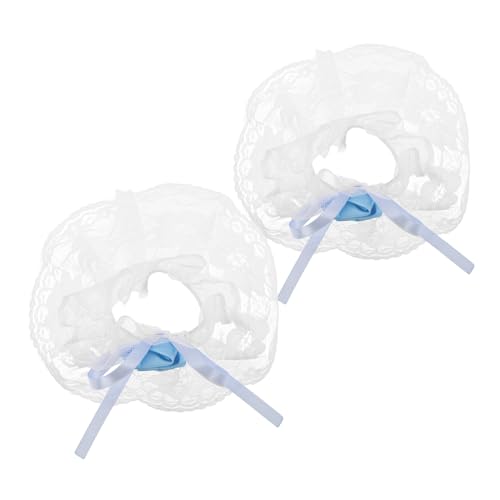 FOMIYES Weiße Lolita-spitzenhandschuhe Kurzarmig Mit Floraler Spitze Und Elastischem Armreifen Für Damen Hochzeiten Und Partys von FOMIYES