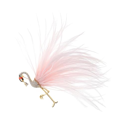 FOMIYES Flamingo Brosche Stilvolle Anstecknadel Wildtier Anstecknadel Brosche Anstecknadel Flamingos Für Mädchen Schal Anstecknadel Damen Broschen Anzug Brosche Mantel Brosche von FOMIYES