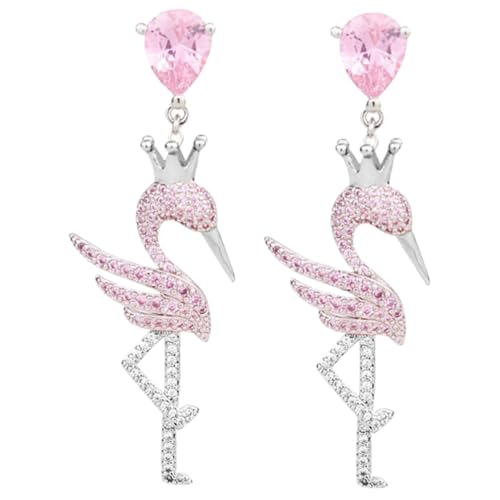 FOMIYES Flamingo Ohrringe Damen Tropische Dangle Ohrhänger Leicht Elegant Schmuck Für Alltag Party Festival von FOMIYES