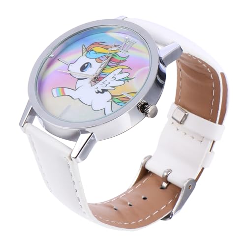 FOMIYES Einhorn Quarz Armbanduhr Damen Verstellbares Armband Modisches Design Freizeit Uhr für Frauen Handgelenkszubehör FOMIYES Einhorn Quarz Armbanduhr Damen Verstellbares Armband Modisches Design Freizeit Uhr für Frauen Handgelenkszubehör von FOMIYES