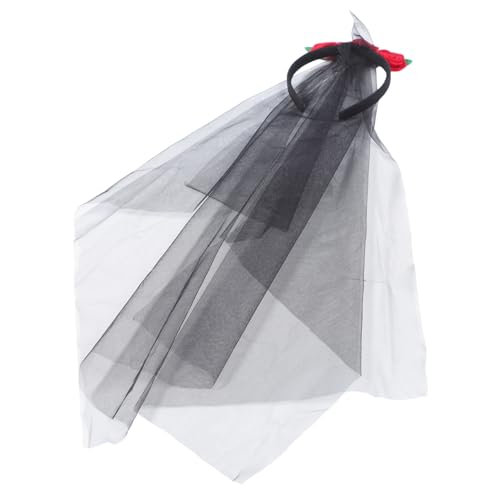 FOMIYES Floraler Haarkranz Stirnband mit Elastischem Mesh Garn Verstellbar für Teenager und Erwachsene Leichtes Halloween Accessoire Modischer Brautschmuck und Party Kopfschmuck von FOMIYES