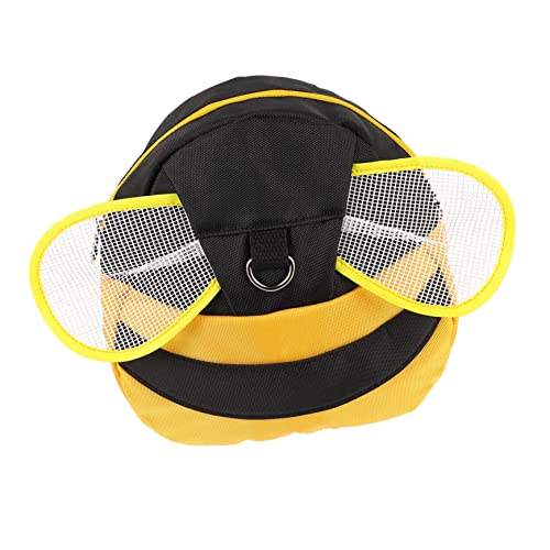 FOMIYES Formdesign Kinderrucksack Mit Seil Anti-Verlust-Rucksack Gelb Bezaubernd Und Attraktiv Für Junge Mädchen Mittleres Fassungsvermögen Raum Für Arbeitsbücher Glatte Nähte von FOMIYES