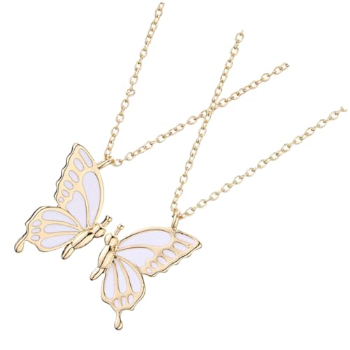 FOMIYES Freundschaftskette Schmetterling Halskette Damen Mädchen Geschenk für Freundin Geburtstag Weihnachten Stilvolles Design FOMIYES Freundschaftskette Schmetterling Halskette Damen Mädchen Geschenk für Freundin Geburtstag Weihnachten Stilvolles Design von FOMIYES
