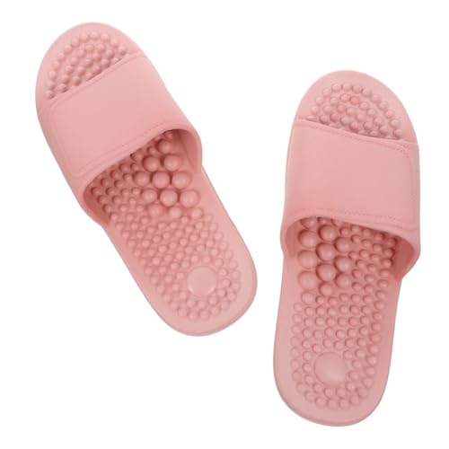 FOMIYES Fußmassage Hausschuhe mit Massagepunkten Rutschfest Offen Atmungsaktiv für Damen und Herren Sommer Indoor Outdoor slipper Verbessert Durchblutung und Fördert Fußentspannung von FOMIYES
