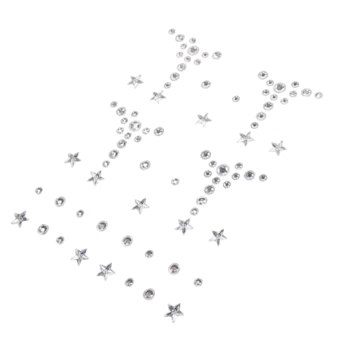 FOMIYES Gesichtsschmuck Aufkleber Strasssteine Selbstklebend Glitzernde Face Gems für Augen Make Up Festival Party Dekoration Body Jewels Edelstein Sticker von FOMIYES