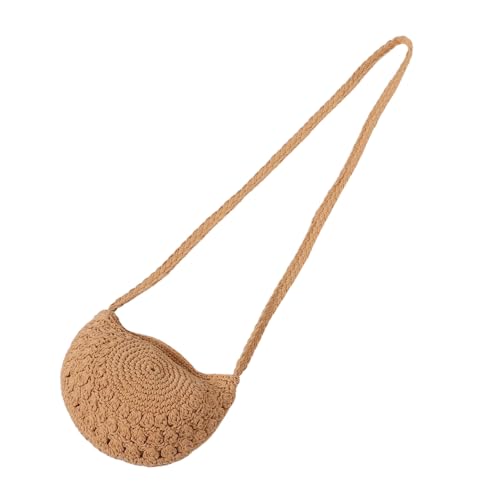 FOMIYES Gewebte Umhängetasche Für Damen Gewebte Geldbörse Crossbody Handtasche Boho Umhängetasche Boho Geldbörsen Für Damen Crossbody Geldbörse von FOMIYES