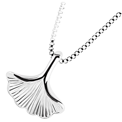 FOMIYES Ginkgo Halskette Eleganter Modeschmuck Damen Anhänger Zarte Kette Schlüsselbein Schmuck Hochzeit von FOMIYES