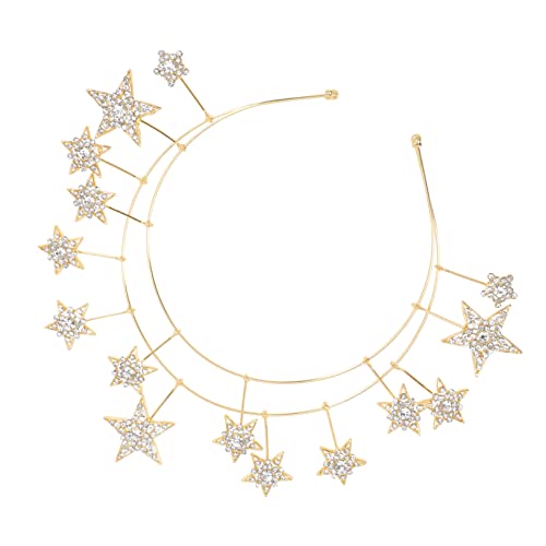 FOMIYES Glänzendes Stern Stirnband für Damen Eleganter Hochzeitsschmuck Langlebiges Komfortables Braut Haaraccessoire für Besondere Anlässe Wie Hochzeiten und Partys Leicht und Fein von FOMIYES