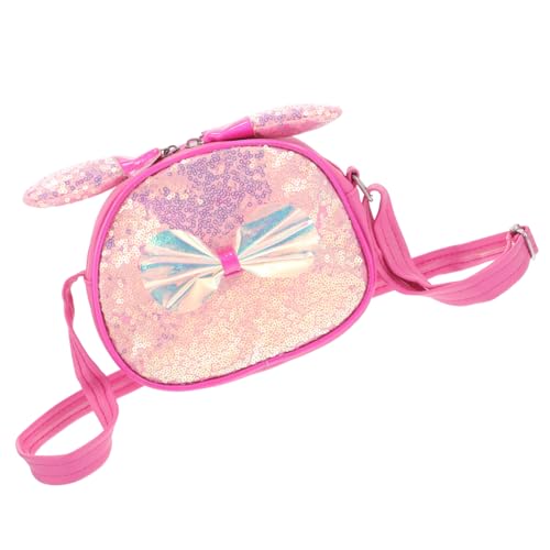 FOMIYES Glitzernde Umhängetasche Mädchen Kleine Glitzernde Schleifen Portemonnaie Pailletten Crossbody Tasche Modeaccessoire für Party Alltag Strand Gebrauch von FOMIYES