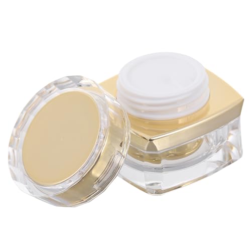 FOMIYES Goldene Acrylcreme-verpackung 5g Handcreme-flasche Lotionhalter Kosmetik-unterverpackung Sonnenlicht von FOMIYES