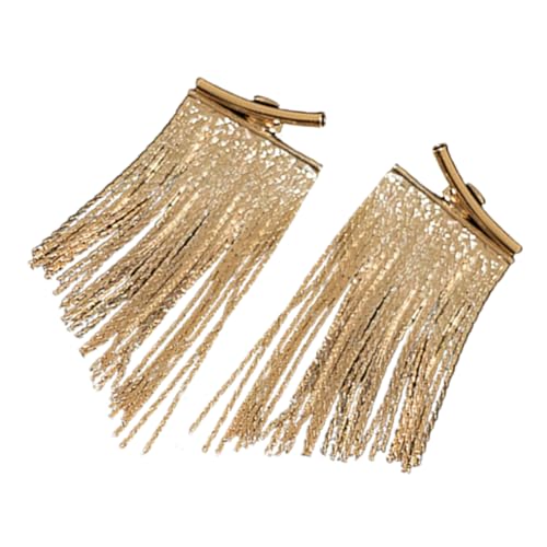 FOMIYES Goldene Tassel Ohrringe Damen Metall Hängend Statement Schmuck für Cocktailparty Alltag Valentinstag von FOMIYES