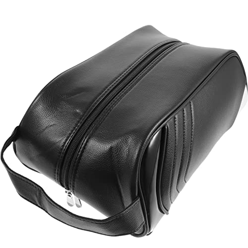 FOMIYES Golfschuh Aufbewahrungstasche PU Tragbare Schuhtasche für Herren Reißverschluss Multifunktionale Reisetasche für Golf Schuh Organizer für Reise und Fitnessstudio von FOMIYES