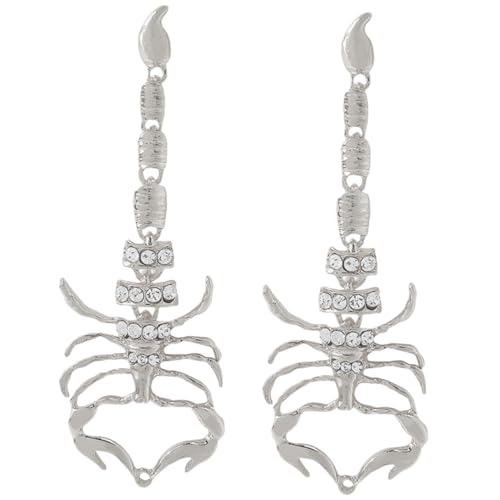 FOMIYES Gothic Ohrringe Damen Dangle Schmuck mit Strass Leicht Komfortabel Stilvoll für Alltag und Party von FOMIYES