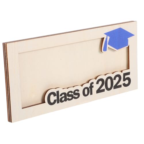 FOMIYES Graduation Season Holz Geldhalter Multifunktionaler Kartenhalter für Männer und Frauen Kompakter Holz Geldbeutel für Bargeld Kreditkarten Fotos Robustes Design als von FOMIYES