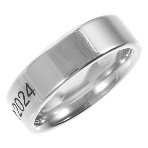 FOMIYES Graduierungsring für Herren Damen Einzigartiger Ring mit Doktorhut für Akademische Erfolge Perfektes für Abschlussfeiern Robustes Stilvolles Accessoire für Graduierte zur Feier von FOMIYES