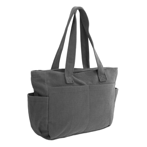 FOMIYES Große Canvas Messenger Bag Damen Handtasche Langlebig Geräumig Schulter Crossbody Umhängetasche Alltag College Reise von FOMIYES