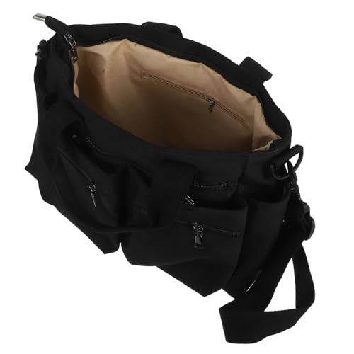 FOMIYES Große Damen Tote Bag aus Strapazierfähigem Nylon mit Mehreren Taschen Abnehmbarem Schultergurt Vielseitig als Crossbody oder Handtasche für Arbeit Reisen und Alltag Geeignet von FOMIYES