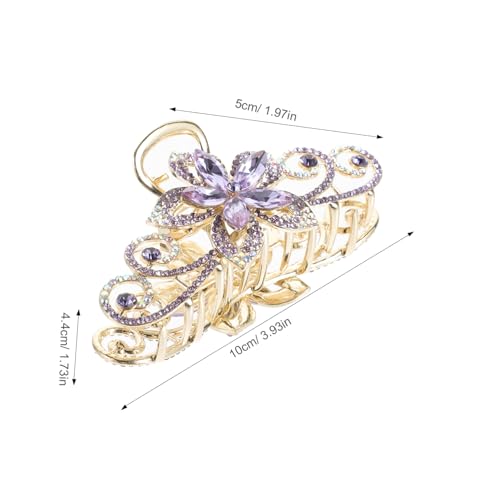 FOMIYES Große Haarklammer aus Legierung mit Funkelnden Strasssteinen Rutschfester Haarclip für Damen Vielseitiges Haarschmuck Accessoire Stabiler Krallenspange für Verschiedene Frisuren FOMIYES Große Haarklammer aus Legierung mit Funkelnden Strasssteinen Rutschfester Haarclip für Damen Vielseitiges Haarschmuck Accessoire Stabiler Krallenspange für Verschiedene Frisuren von FOMIYES