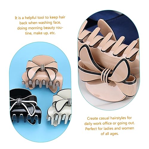 FOMIYES Große Haarklammer mit Schleifen Design Rutschfeste Haarkralle für Dünnes und Dickes Haar Vielseitiger Haarschmuck für Damen Komfortabel und Schonend für Styling und Alltag von FOMIYES