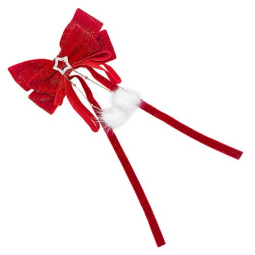 FOMIYES Große Haarklammer mit Schleifen Knoten und Pompon Damen Haarspange für Mädchen Eleganter Haarschmuck Komfortabel und Schonend Geschenkidee für Geburtstag Weihnachten von FOMIYES