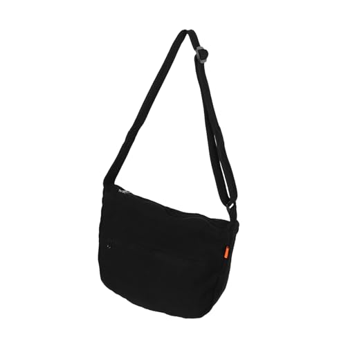 FOMIYES Große Kapazität Canvas Messenger Bag aus Robustem Waschbarem Segeltuch mit Japanischem Vintage-stil Geräumige Crossbody Umhängetasche für Damen zum Einkaufen Reisen und Alltag von FOMIYES