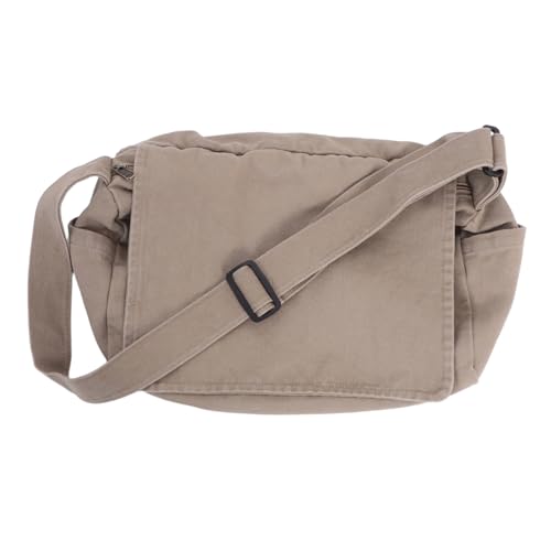 FOMIYES Große Kapazität Canvas Umhängetasche mit Mehreren Fächern Vintage Crossbody Tote für Frauen und Männer für Studenten und Berufstätige FOMIYES Große Kapazität Canvas Umhängetasche mit Mehreren Fächern Vintage Crossbody Tote für Frauen und Männer für Studenten und Berufstätige von FOMIYES