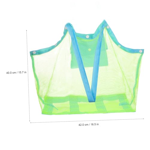 FOMIYES Große Mesh Strandtasche Atmungsaktiv Strandspielzeug Tasche für Damen Familie Beach Bag mit Viel Stauraum für Strand Urlaub Camping Schwimmbad von FOMIYES