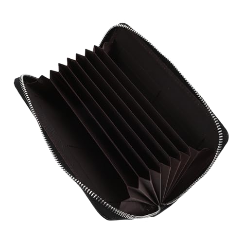 FOMIYES Große PU Geldbörse Damen mit Reißverschluss Mehrfächer Kartenetui Leichtes Kreditkartenetui für Alltag und Reisen Multifunktionale Damenbörse mit Großem Fassungsvermögen von FOMIYES