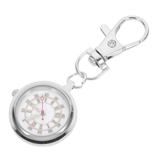 FOMIYES Herren Taschenuhr Schlüsselanhänger Uhr Leuchtende Tragbare Legierungsuhr für Kinder Schüleruhr und Dekoration von FOMIYES