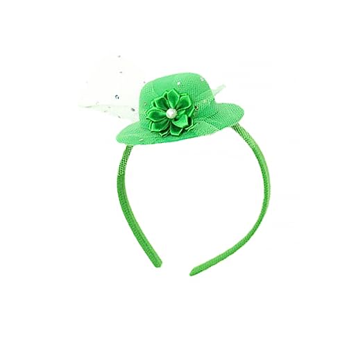 FOMIYES Grünes Zylinder-stirnband Klee-partybevorzugung St Patricks Day Hut Mini-kobold-hut St. Patrick Day Stirnband Klee Kostüm St. Patrick Geschenk Bilden Haarnadel Frau Plastik von FOMIYES