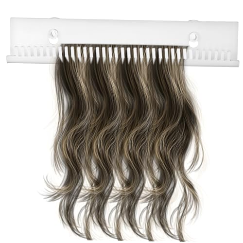 FOMIYES Haarverlängerungshalter Acryl-display-rack-speicher Einfache Wandhalterung Styling Waschen Organizer von FOMIYES