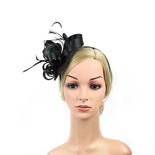 FOMIYES Stirnband Für Frauen Haarschmuck Aus Federn 1920 Stirnbänder Für Frauen Flapper-kopfbedeckungen Für Frauen Fascinator-hüte Für Frauen Hutband Aus Federn Hochzeit 20er Gatsby von FOMIYES