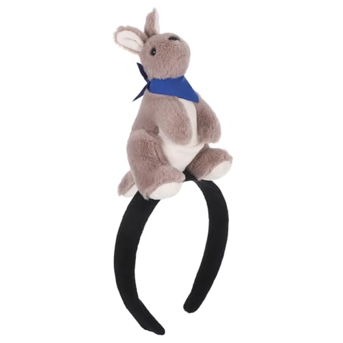 FOMIYES Haarband Haarreifen Tierpuppen Haarreifen Zoo Stirnbänder Zootier Kopfbedeckung Puppen Cartoon Haar Accessoires von FOMIYES