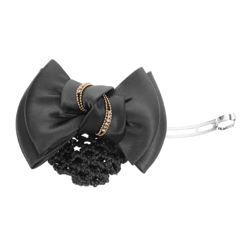 FOMIYES Haarnetz Für Mädchen Und Frauen Ballett-haarschmuck Duttnetz-abdeckung Haarspange Mit Strasssteinen Stoff Und Bändern Für Verschiedene Frisuren Professionelles von FOMIYES