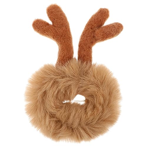 FOMIYES Weihnachts-haargummis Für Die Tierpflege Pferdeschwanzhalter Für Damen Weiche Plüsch-haarbänder Für Den Täglichen Gebrauch von FOMIYES
