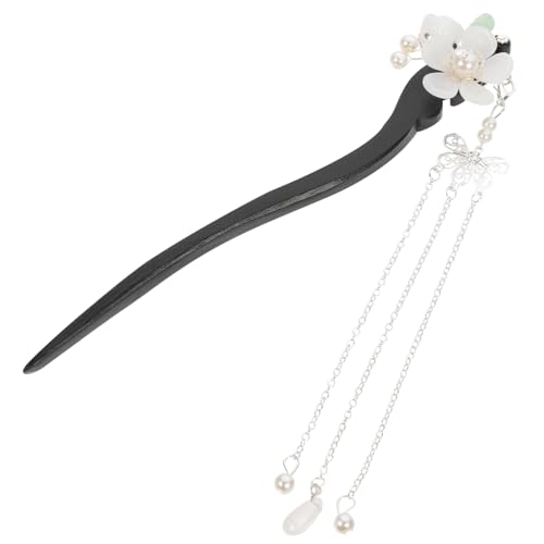 FOMIYES Chinesische Vintage Haarstäbchen für Damen Holz Haarnadel mit Quasten Baumelnde Haarnadel für Dutt und Hochsteckfrisuren für Partys und Cosplay Langlebiges Material von FOMIYES