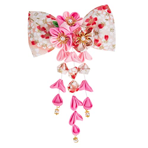 FOMIYES Haarnadel Im Japanischen Stil Kimono-haarspange Japanische Kanzashi-haarnadel Haarschmuck Für Damen Haarspangen Für Damen Vintage-haarschmuck Baumwolle Fräulein Hochzeit Bademantel von FOMIYES