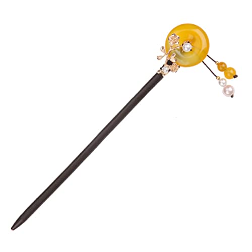 FOMIYES Haarnadel Aus Holz Im Retro-stil Für Frauen Chinesische Haarnadel Quaste Und Dekoratives Essstäbchen-accessoire von FOMIYES