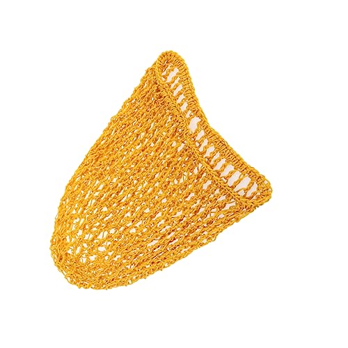 FOMIYES Haarnetz Für Schlafende Frauen Viskosenetz Haarnetzbänder Abdeckung Häkeldesign Komfort-gummiband Gelbes Haarnetz Für Reenactment von FOMIYES