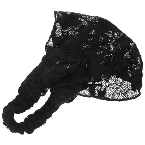 FOMIYES Stirnband Stirnband Make-up-haarband Bandana-stirnband Haarschmuck Für Frauen Stirnband-schal Haarbandana Spitzenstirnbänder Für Damen Die Seide Südkorea Herbst Und Winter Fräulein von FOMIYES